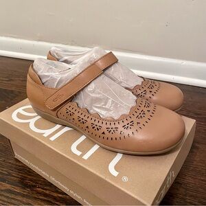 Earth Brown Mary Jane Flats
